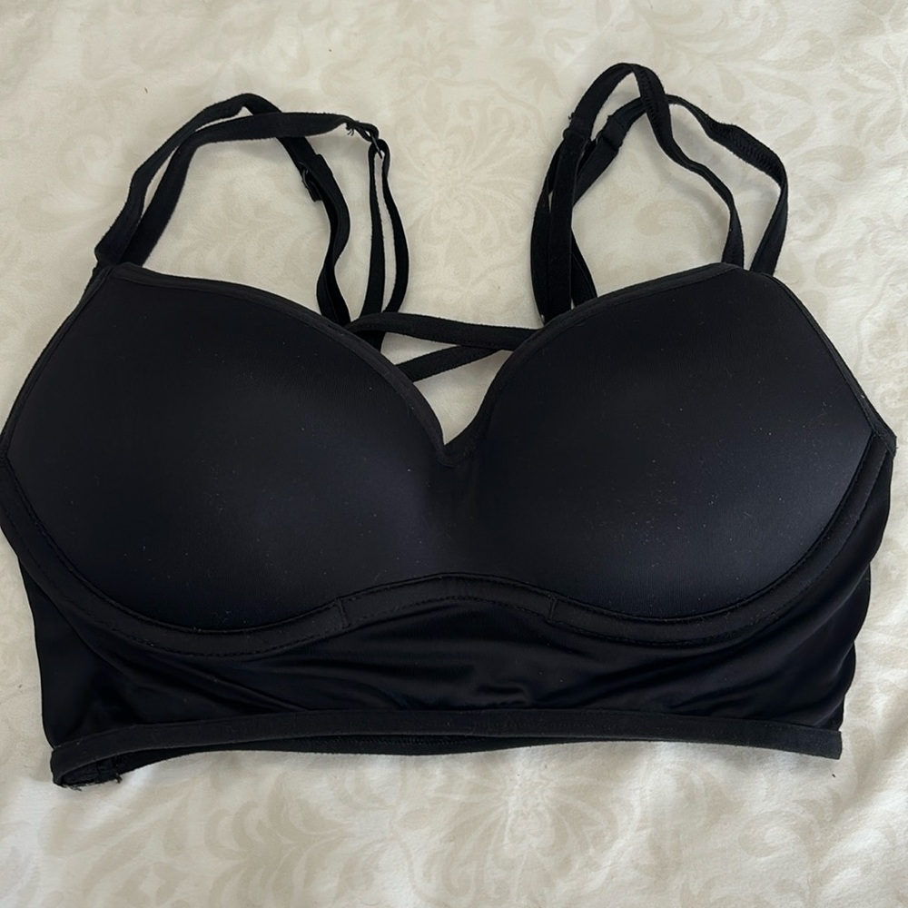 Pink padded bralette